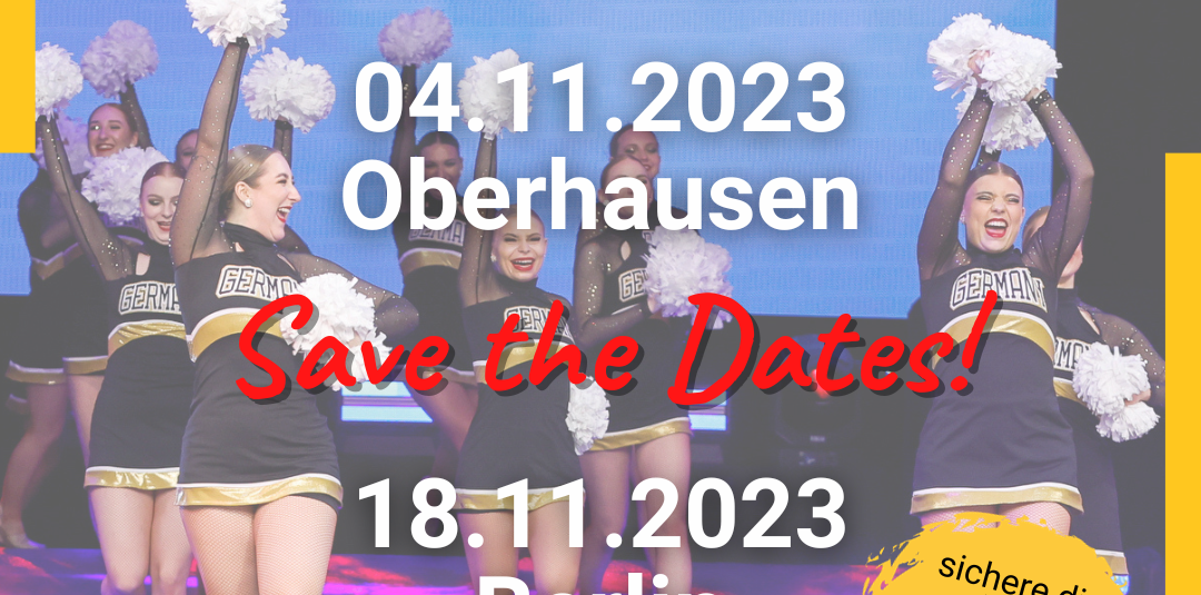 Kostenfreie Sichtungslehrgänge für Team Germany Performance Cheer Freestyle Pom 2024/25