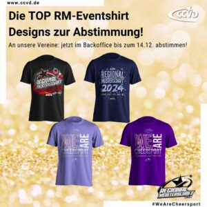 RM 2024: Event Shirt Design – Abstimmung!