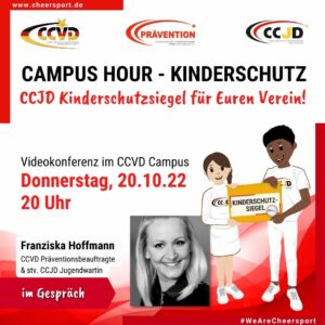 Campus Hour zum CCJugenD Kinderschutzsiegel