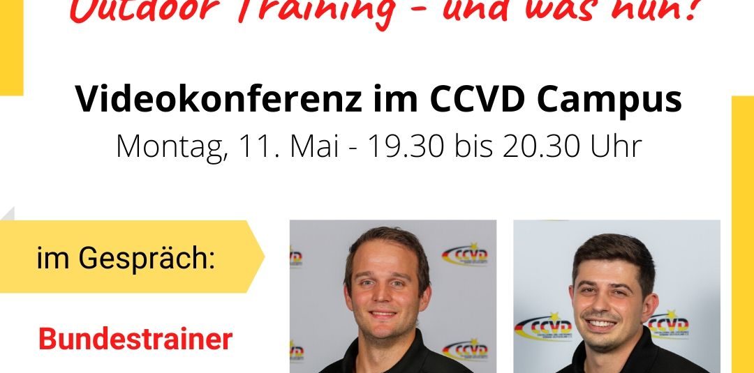CCVD Coaches Hour – Thema “Outdoor-Training”
