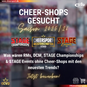 GESUCHT: Cheer-Shops 2026