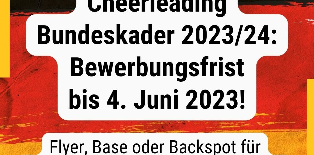 Team Germany Bewerbungsfrist & Stuntbörse online
