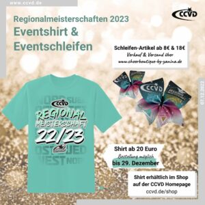 Regionalmeisterschaften 2023 Eventshirt & Eventschleifen