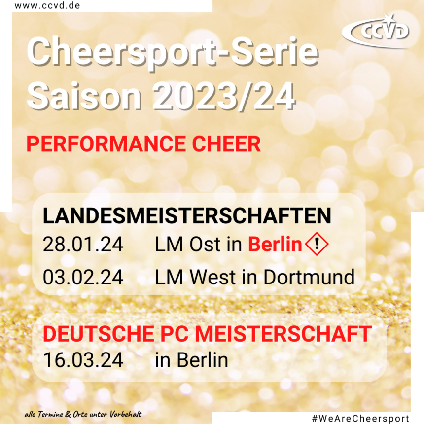 Update Landesmeisterschaft Ost Deutsche Performance Cheer   Performance Cheer SoMe 860x860 