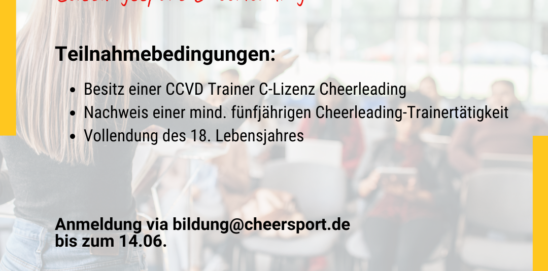 AUSGEBUCHT – Trainer B-Lizenz 2023
