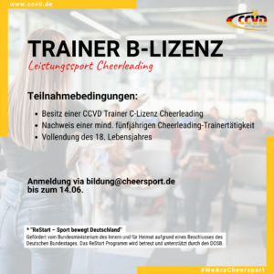 AUSGEBUCHT – Trainer B-Lizenz 2023