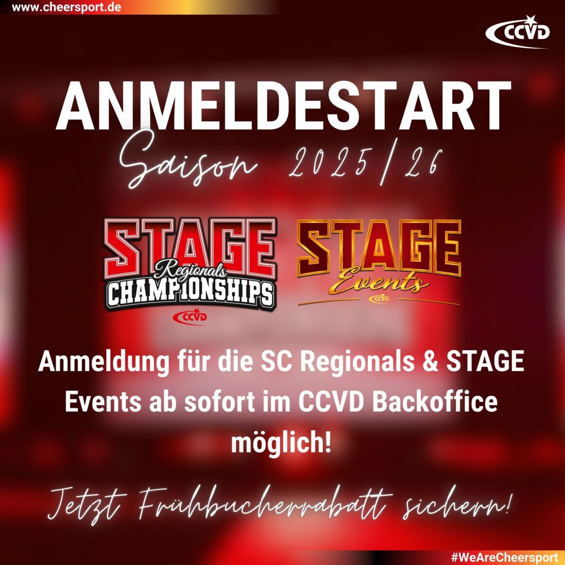 Anmeldestart SC Regionals & STAGE Events 2026